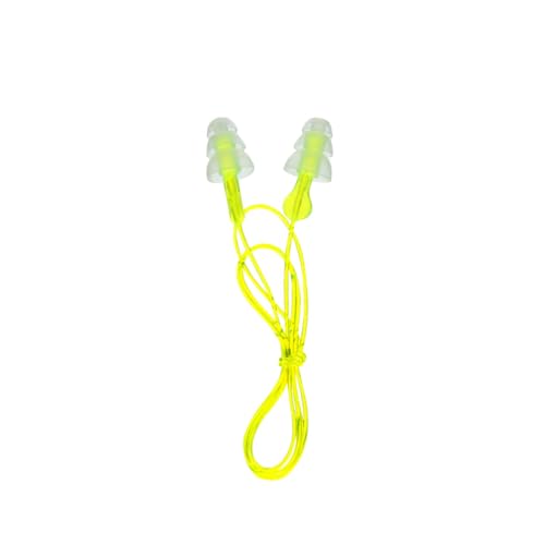 Peltor Sport Tri-Flange Corded Reusable Earplugs, 3-Pair per Pack