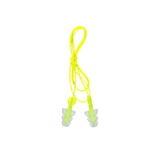 Peltor Sport Tri-Flange Corded Reusable Earplugs, 3-Pair per Pack