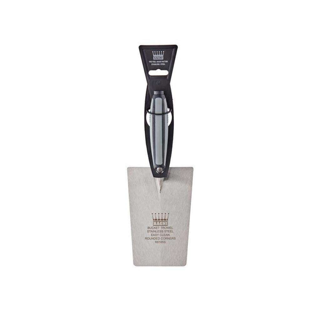 Ragni R6165S 6 1/2" Stainless Steel Bucket Trowel, Silver