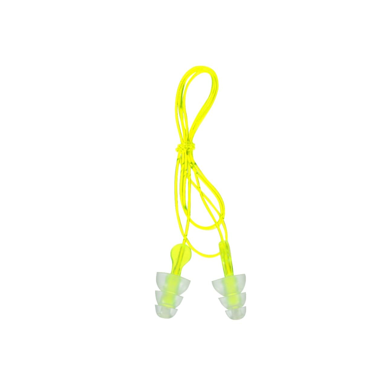 Peltor Sport Tri-Flange Corded Reusable Earplugs, 3-Pair per Pack