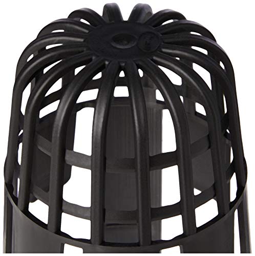 merriway Gutter Balloon Outlet Guard, Black To Fit 68 mm Pipe - Pack of 2