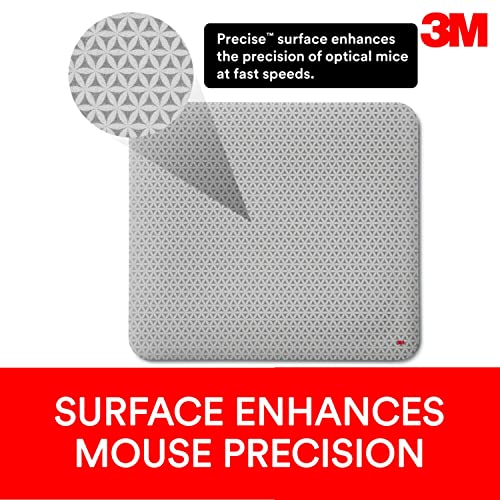 3M Precise Mouse Pad with Non-Skid Backing and Battery Saving Design-Bitmap