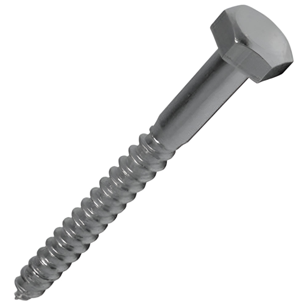 Coach Screws Zinc Plated M8 x 150mm - 10 Pack