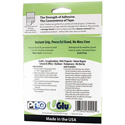 PRO Tapes & Specialties UGlu Dash Sheets