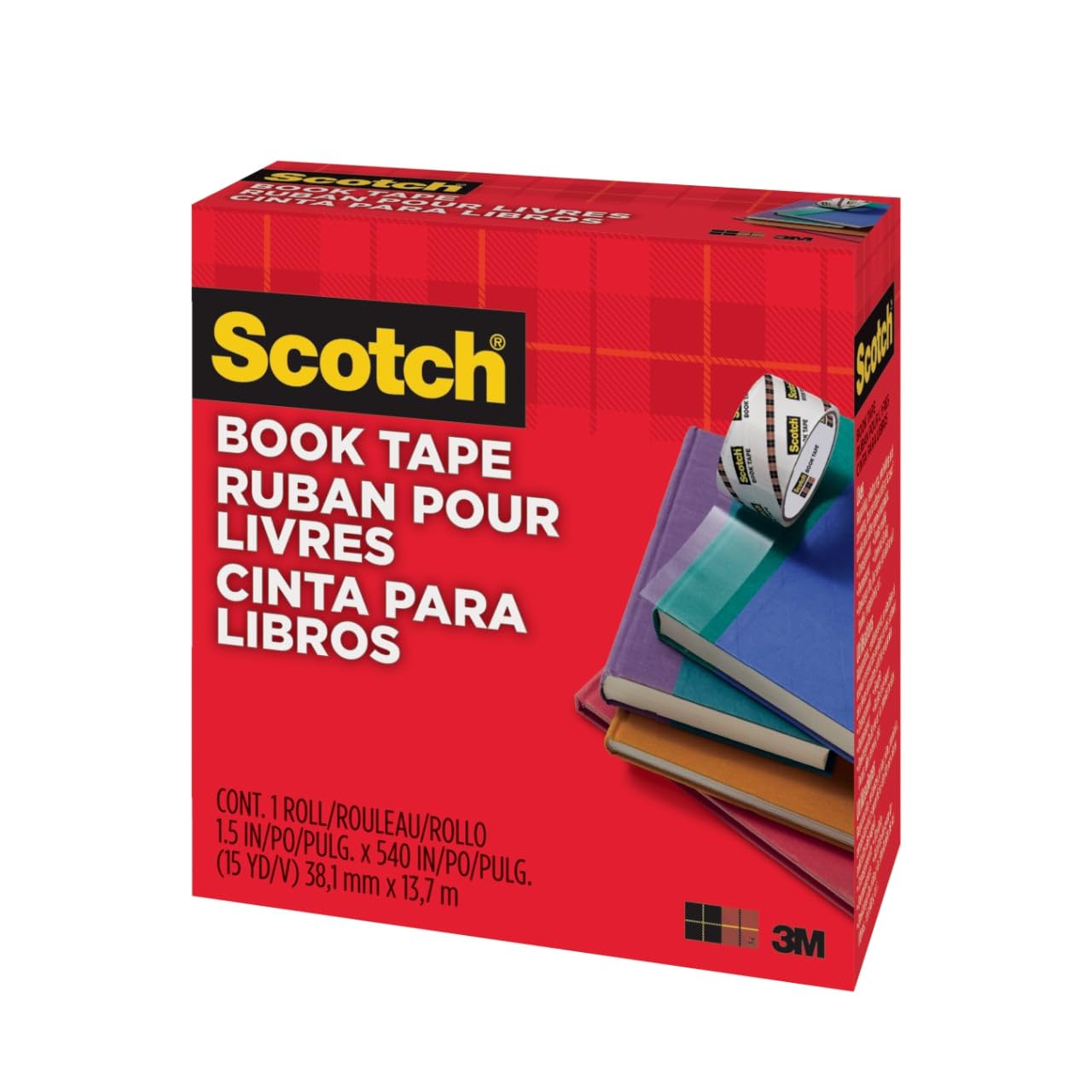 Scotch® Book Repair Restoration Protective Tape - 38.1mmx13.7m