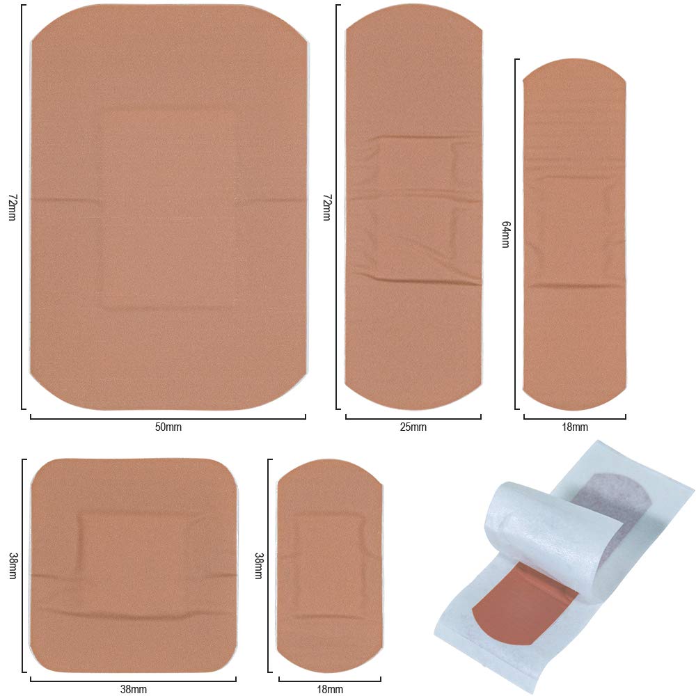 Safety First Aid Group HypaPlast Pink Washproof, Assorted (100)