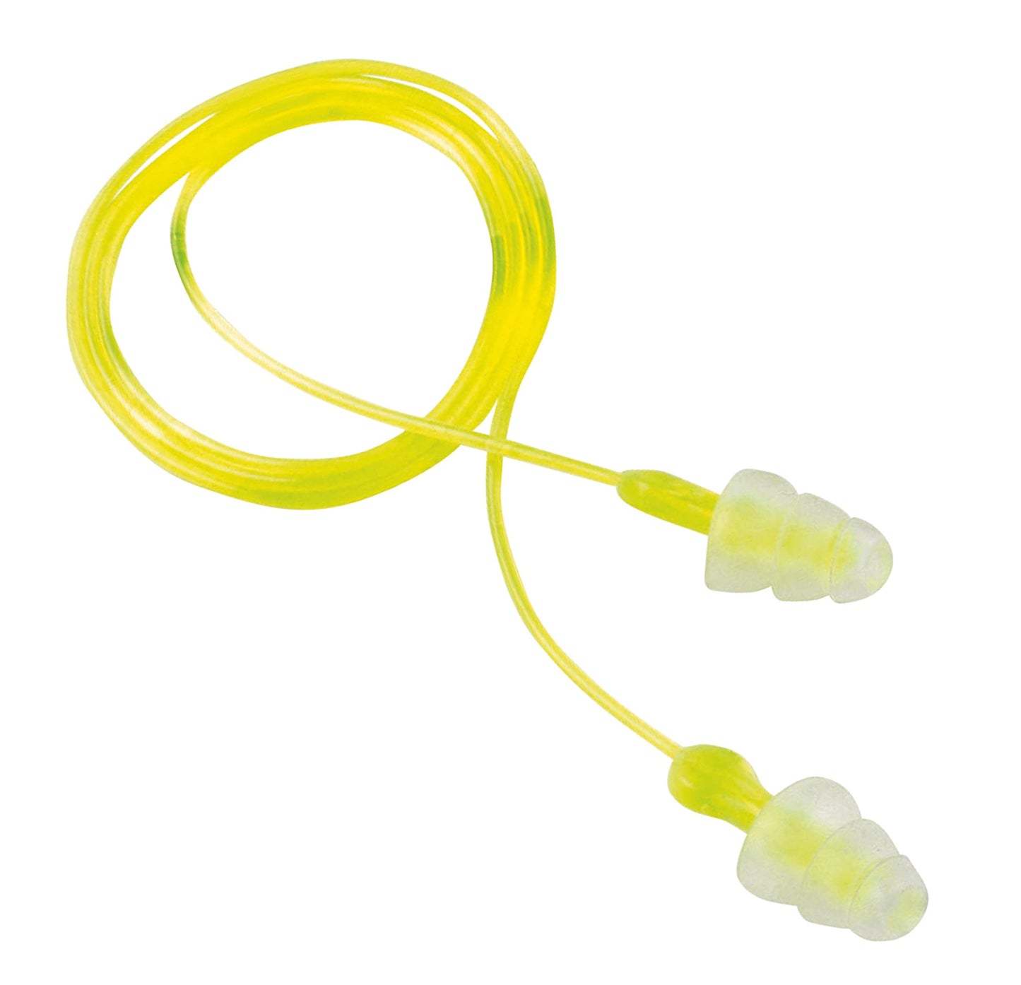 Peltor Sport Tri-Flange Corded Reusable Earplugs, 3-Pair per Pack