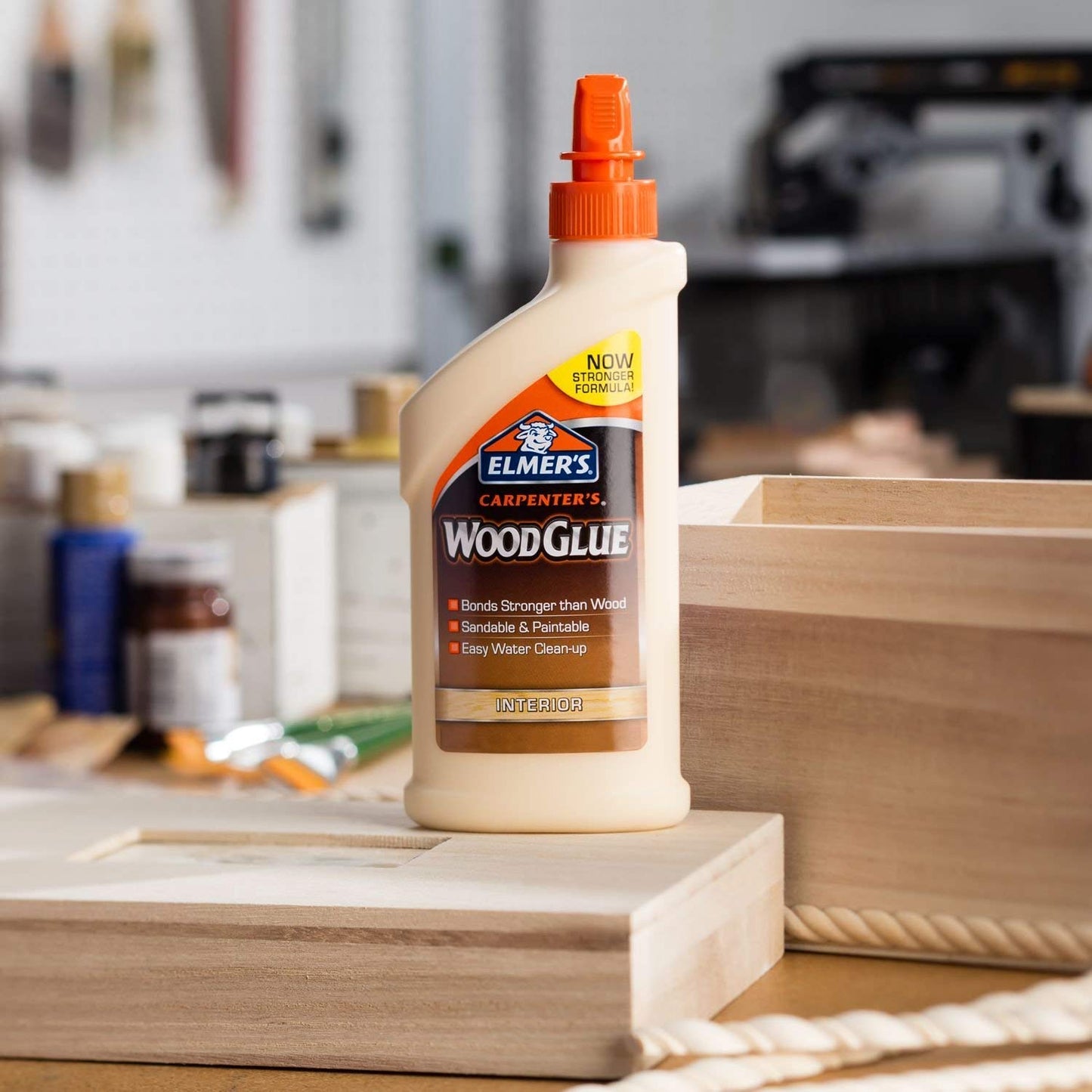 Elmer's 8 oz Carpenters Wood Glue, Yellow