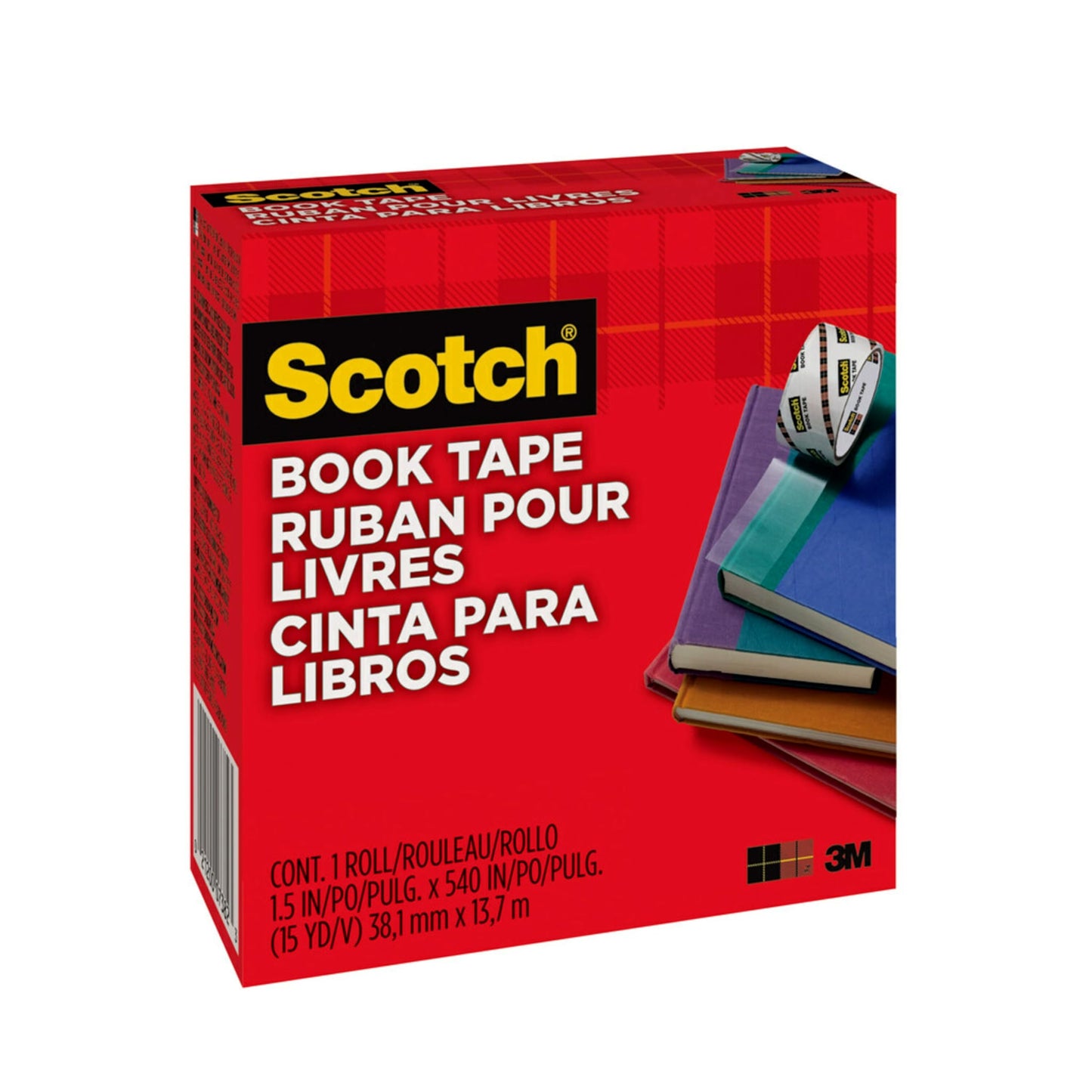 Scotch® Book Repair Restoration Protective Tape - 38.1mmx13.7m