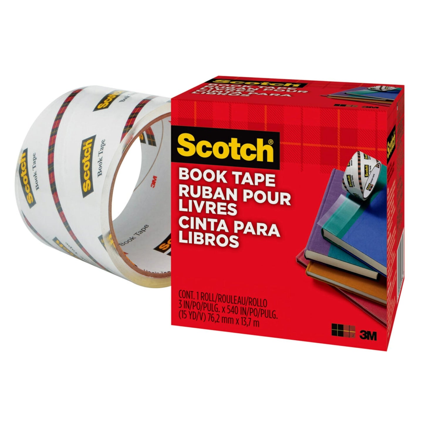 Scotch Book Repair Tape - 76.2mmx13.7m