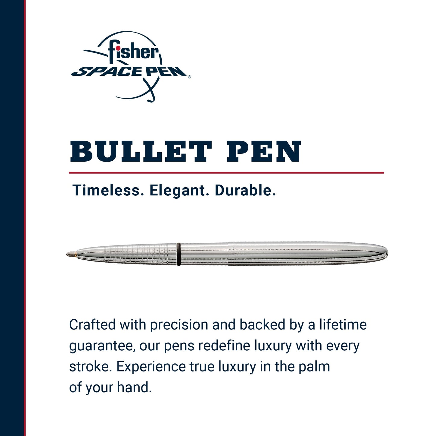 Fisher Bullet Space Pen - Chrome