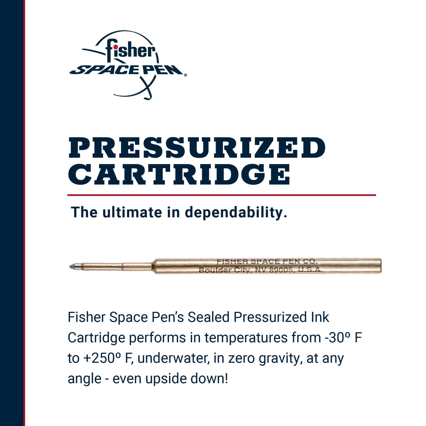 Fisher Space Pen SPR4F Black Ink Fine Point Refill