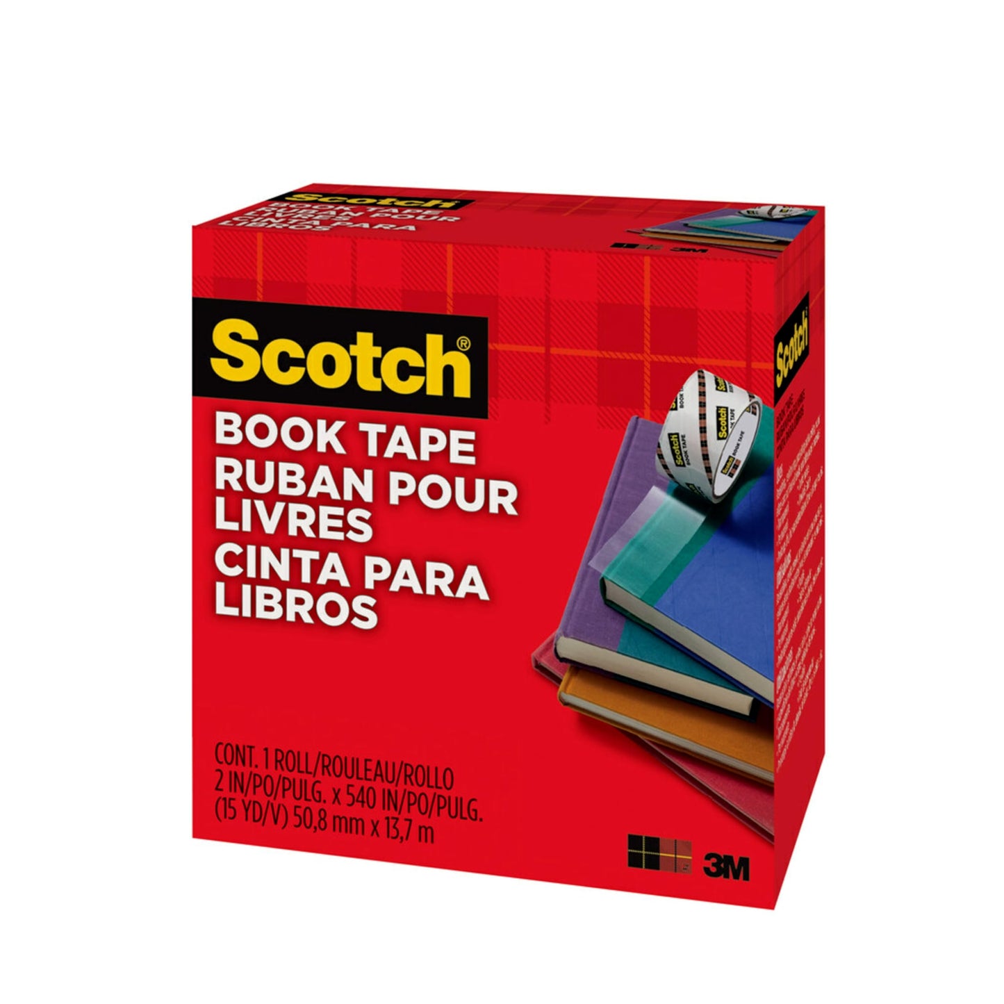 Scotch 50.8mm x 13.7m Book Repair Tape Roll