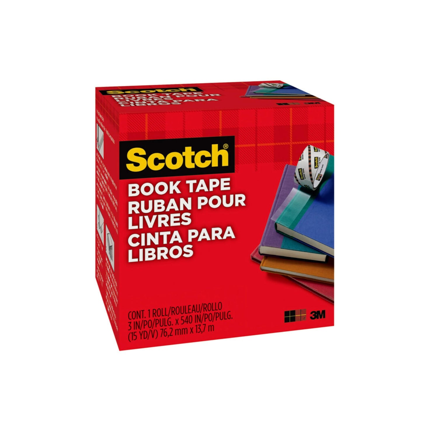 Scotch Book Repair Tape - 76.2mmx13.7m