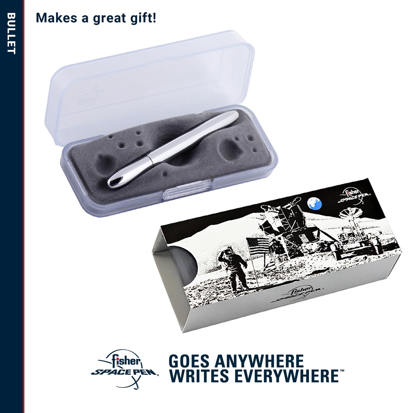 Fisher Bullet Space Pen - Chrome