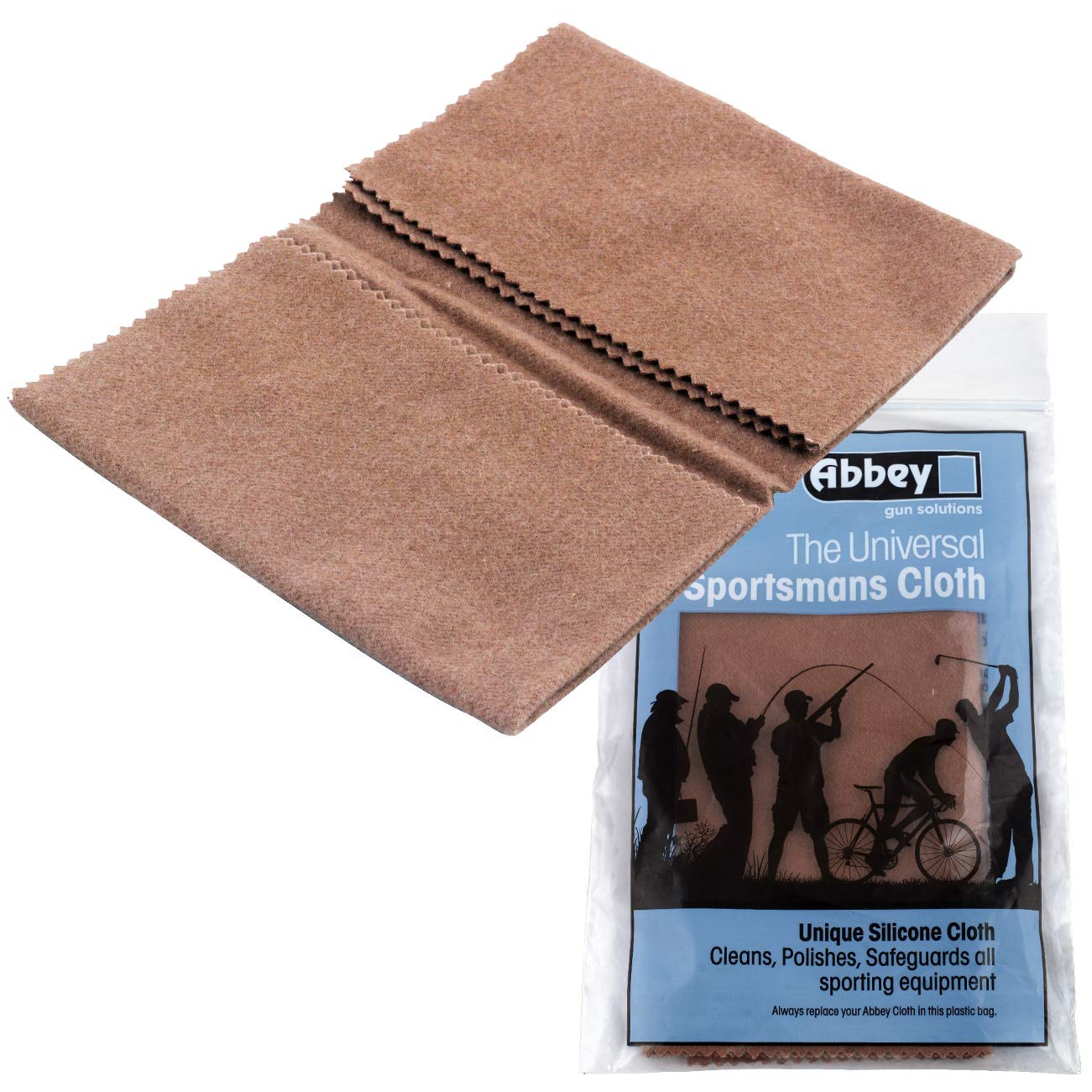 Abbey 2x Universal Sportsmans Silicone Cloth - Gun Cleaning Shooting Rifle Shotgun