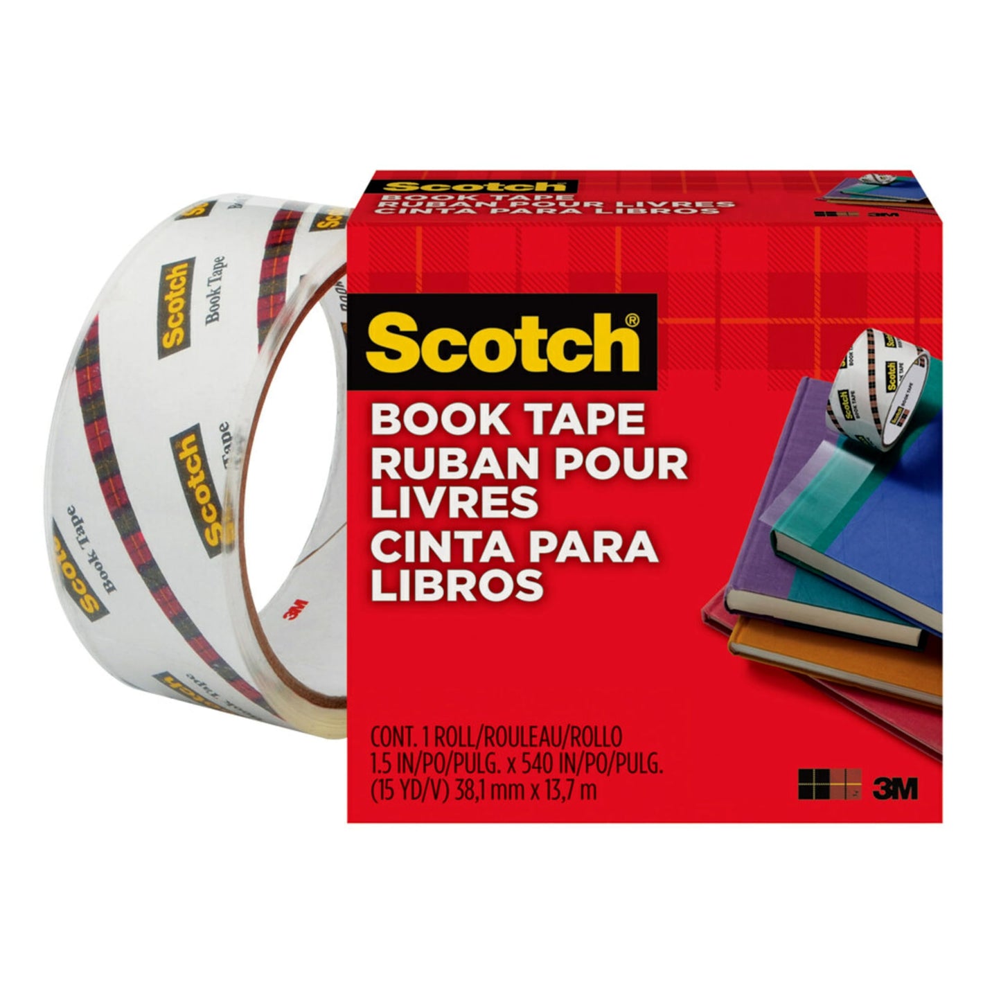 Scotch® Book Repair Restoration Protective Tape - 38.1mmx13.7m
