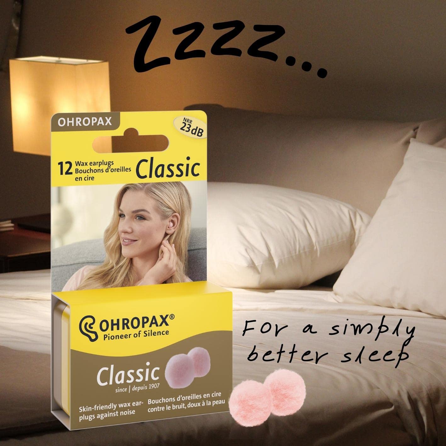 Ohropax Classic Earplugs - 6 Pairs