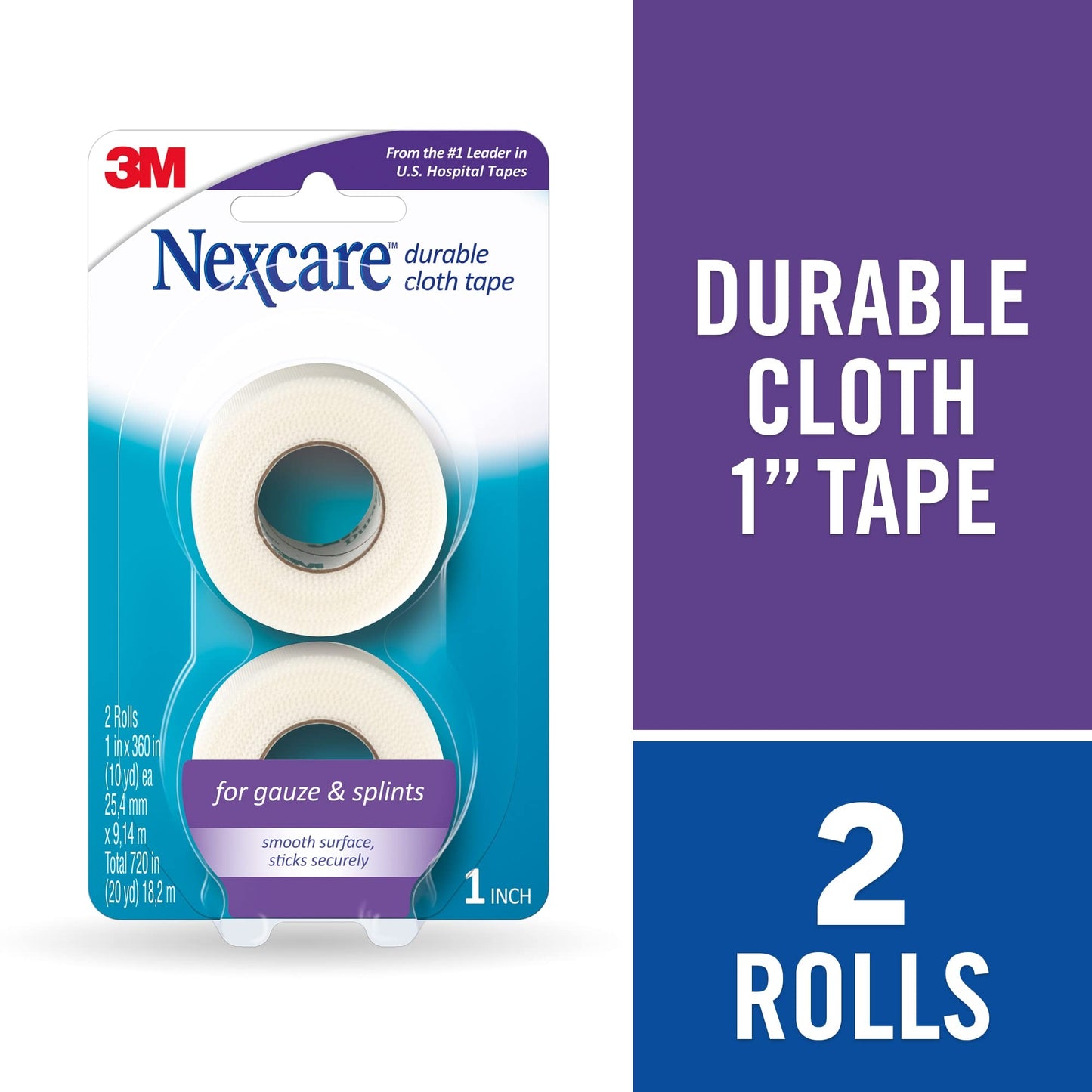 Nexcare Nexcare Durable Cloth First Aid Tape