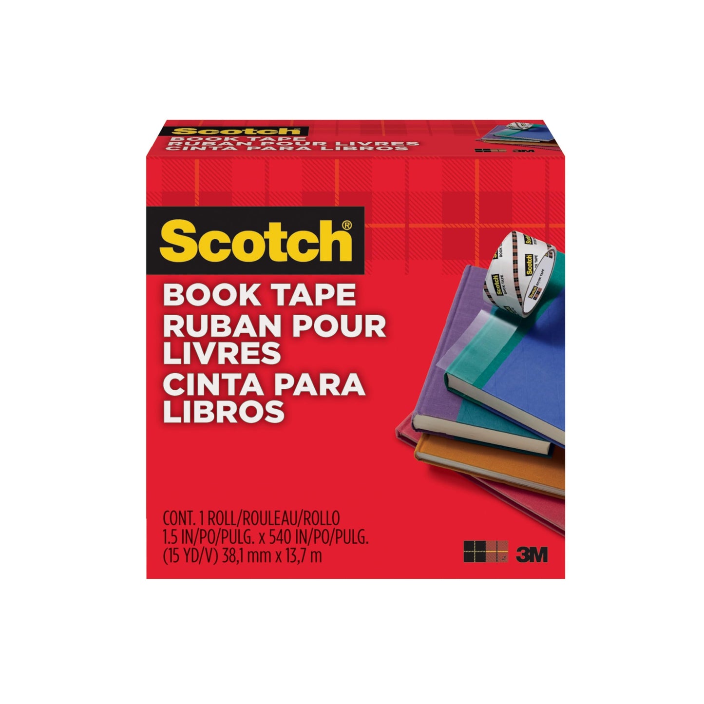 Scotch® Book Repair Restoration Protective Tape - 38.1mmx13.7m