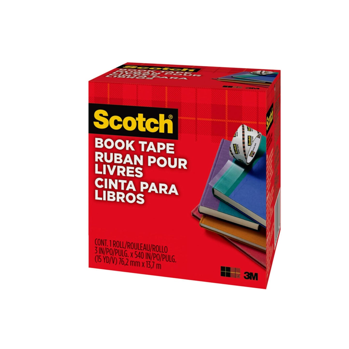 Scotch Book Repair Tape - 76.2mmx13.7m