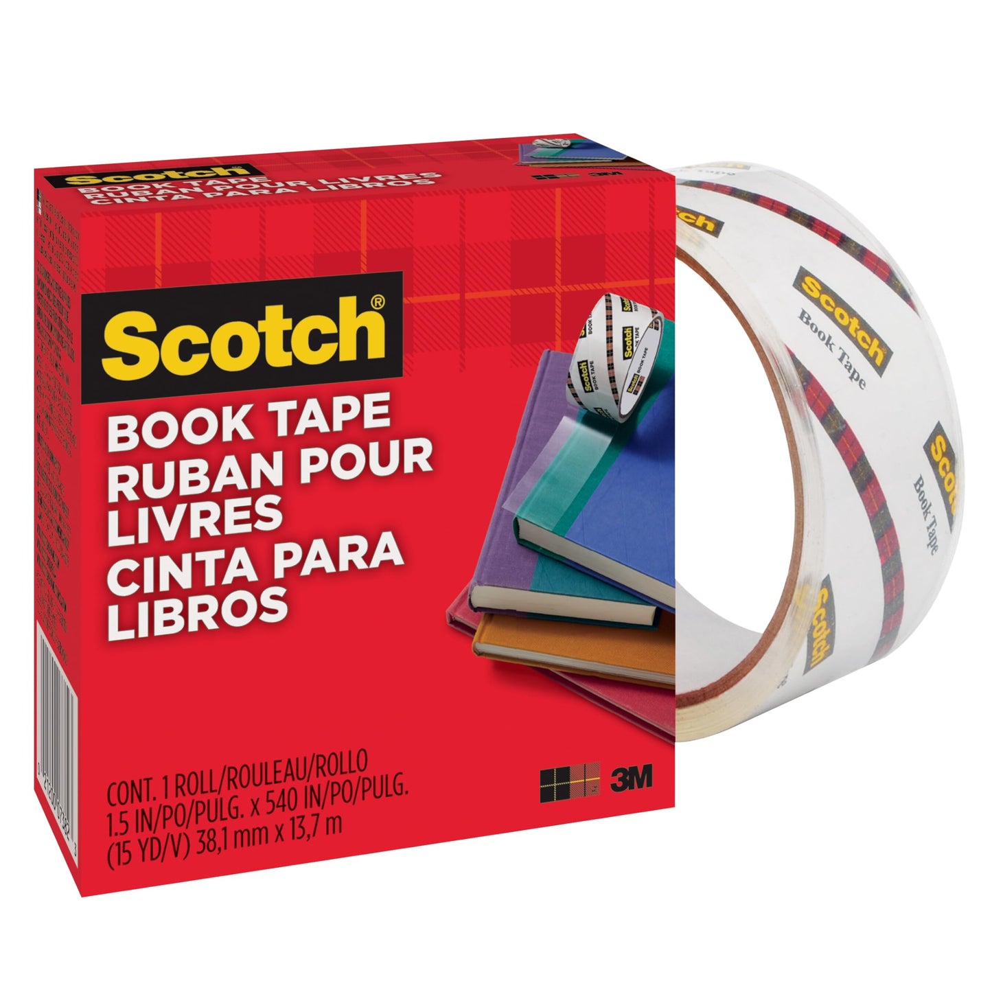 Scotch® Book Repair Restoration Protective Tape - 38.1mmx13.7m
