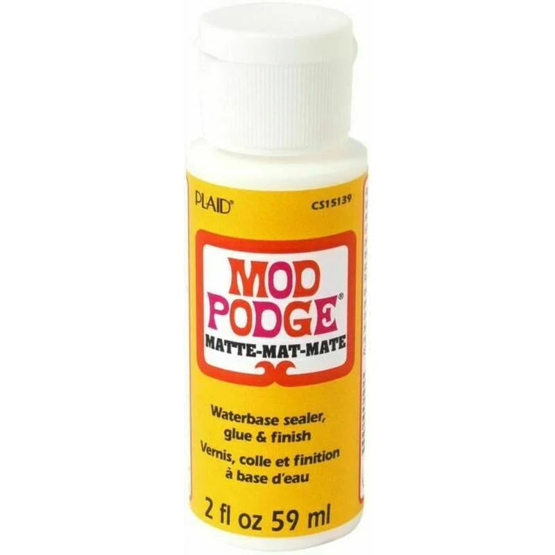 Plaid Crafts Mod Podge Waterbase Sealer, Glue and Finish, Matte Finish 59 ml