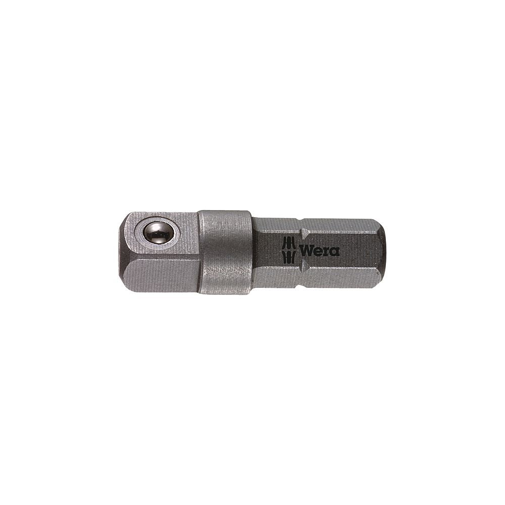 Wera 05136000001 1/4 x 25 mm 870/1 Adaptor - Silver