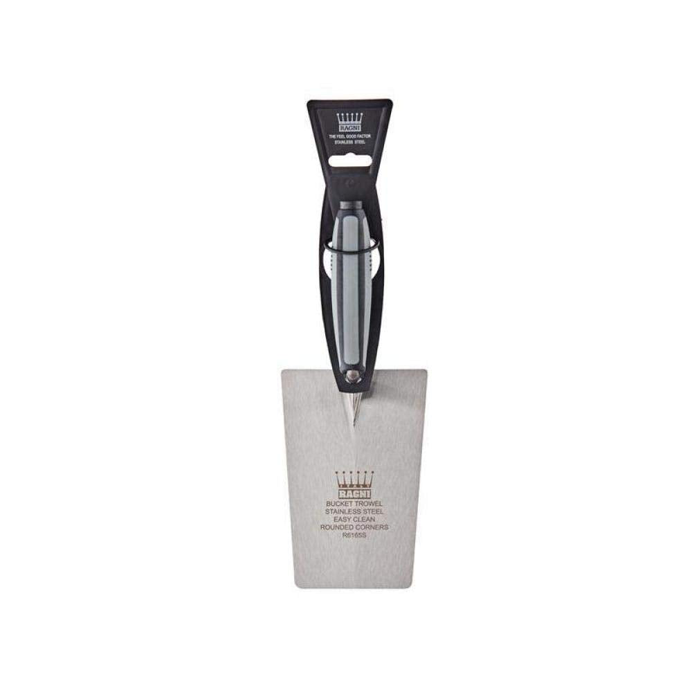 Ragni R6165S 6 1/2" Stainless Steel Bucket Trowel, Silver