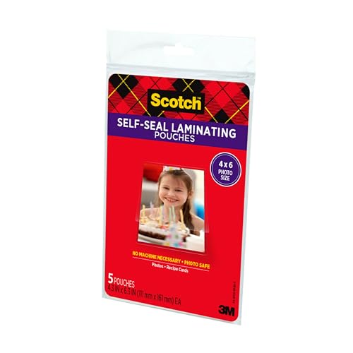 Scotch(R) Self-Sealing Laminating Pouches