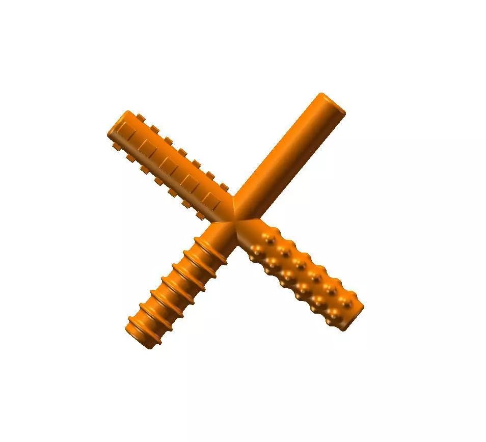 The Sensory University Chew Stixx Orange Flavor (Longest Lasting Oral Motor Chew We Sell)