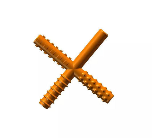 The Sensory University Chew Stixx Orange Flavor (Longest Lasting Oral Motor Chew We Sell)