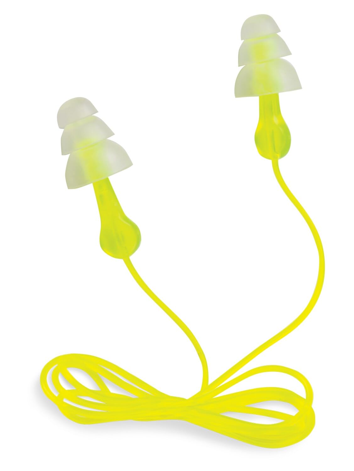 Peltor Sport Tri-Flange Corded Reusable Earplugs, 3-Pair per Pack