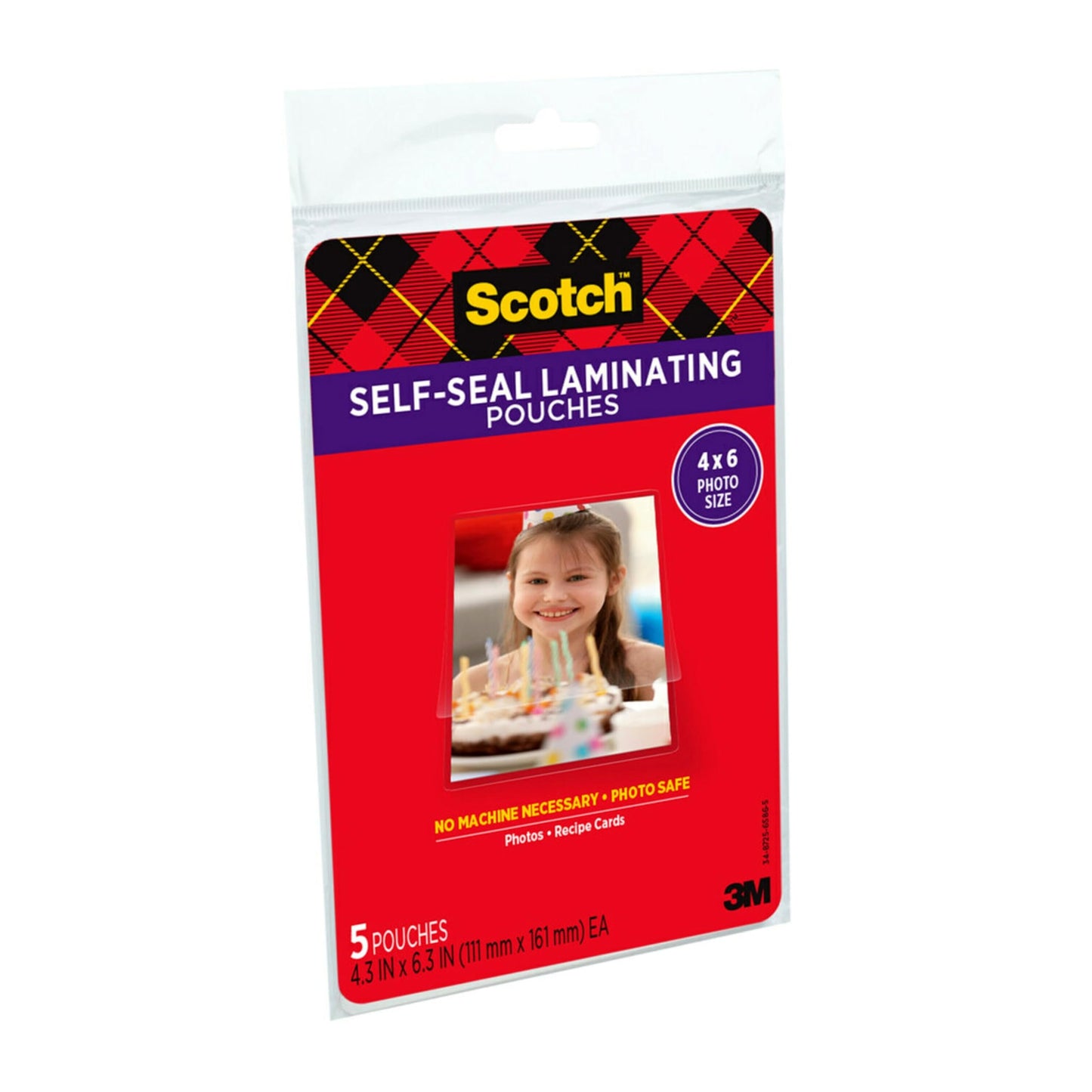 Scotch(R) Self-Sealing Laminating Pouches
