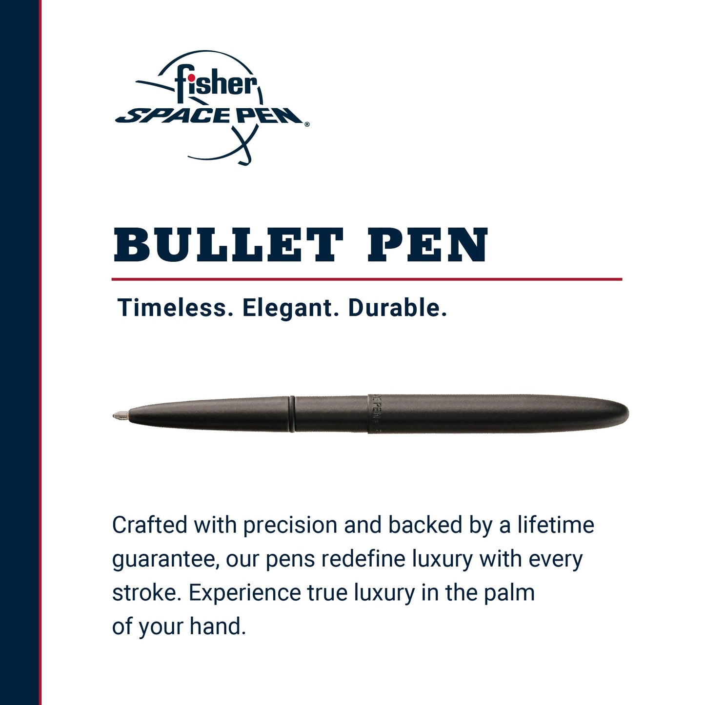 Fisher Bullet Space Pen - Matte Black