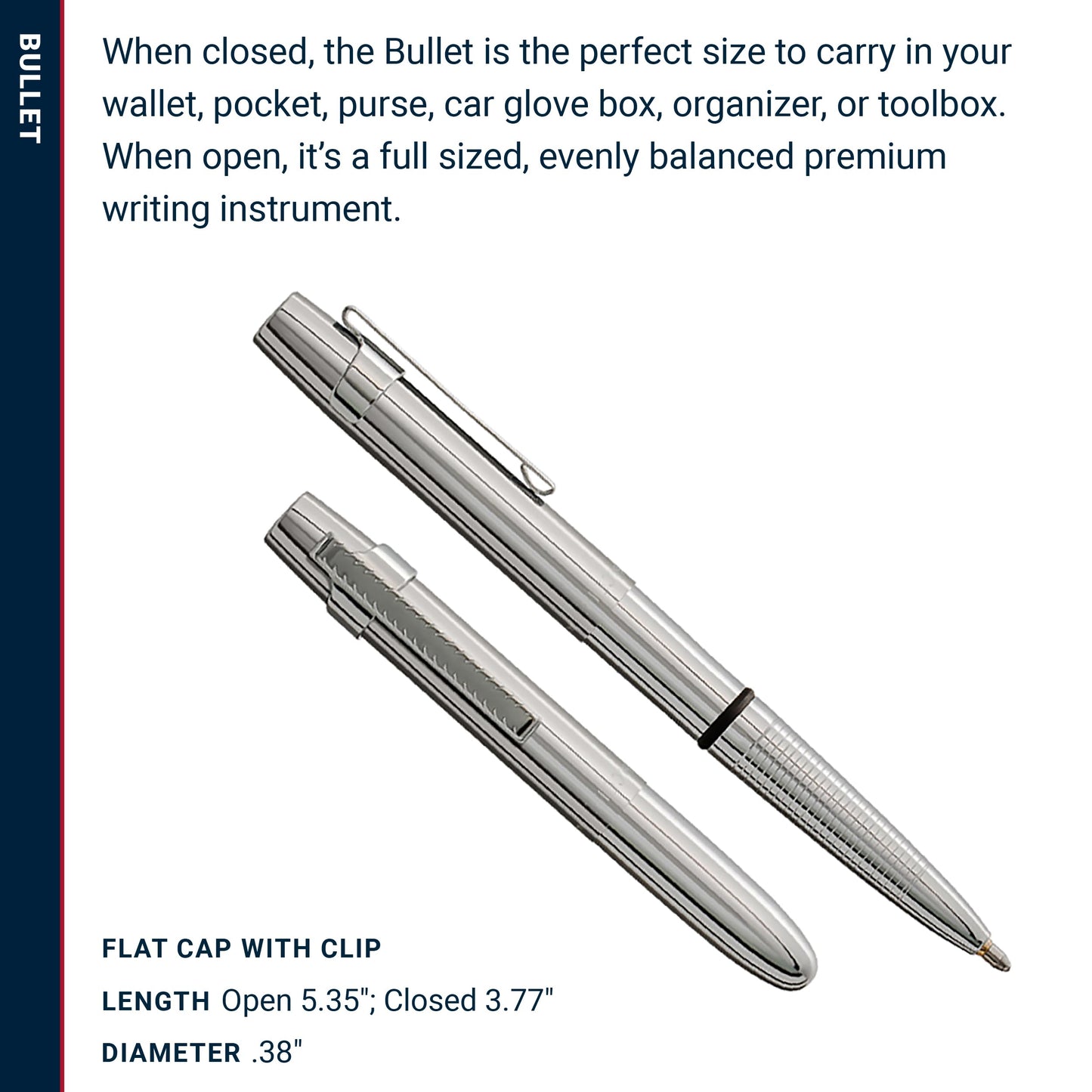 Fisher Space Original Astronaut Retractable Pen, Metallic