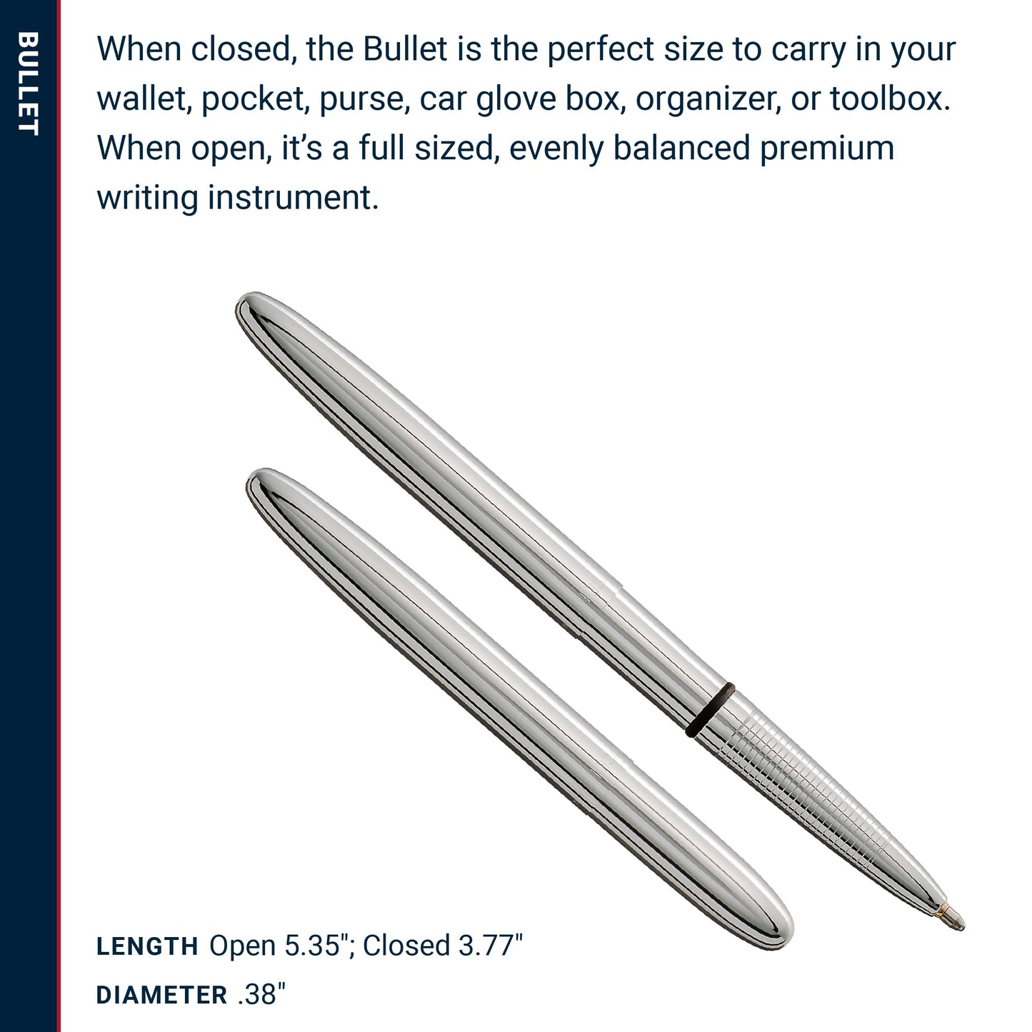 Fisher Bullet Space Pen - Chrome